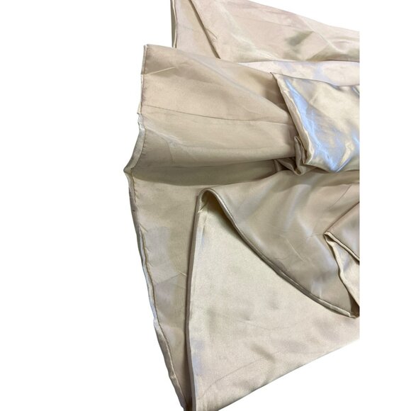 Lindo Noiva Elegant Satin Evening Gown Bridal Bride Corset Formal Prom Homecomin - Picture 13 of 14